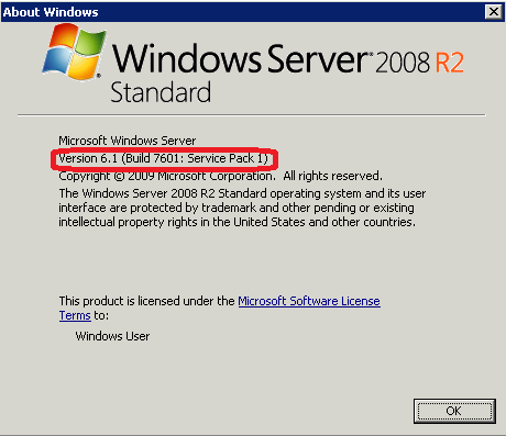 server 2008 r2 versions
